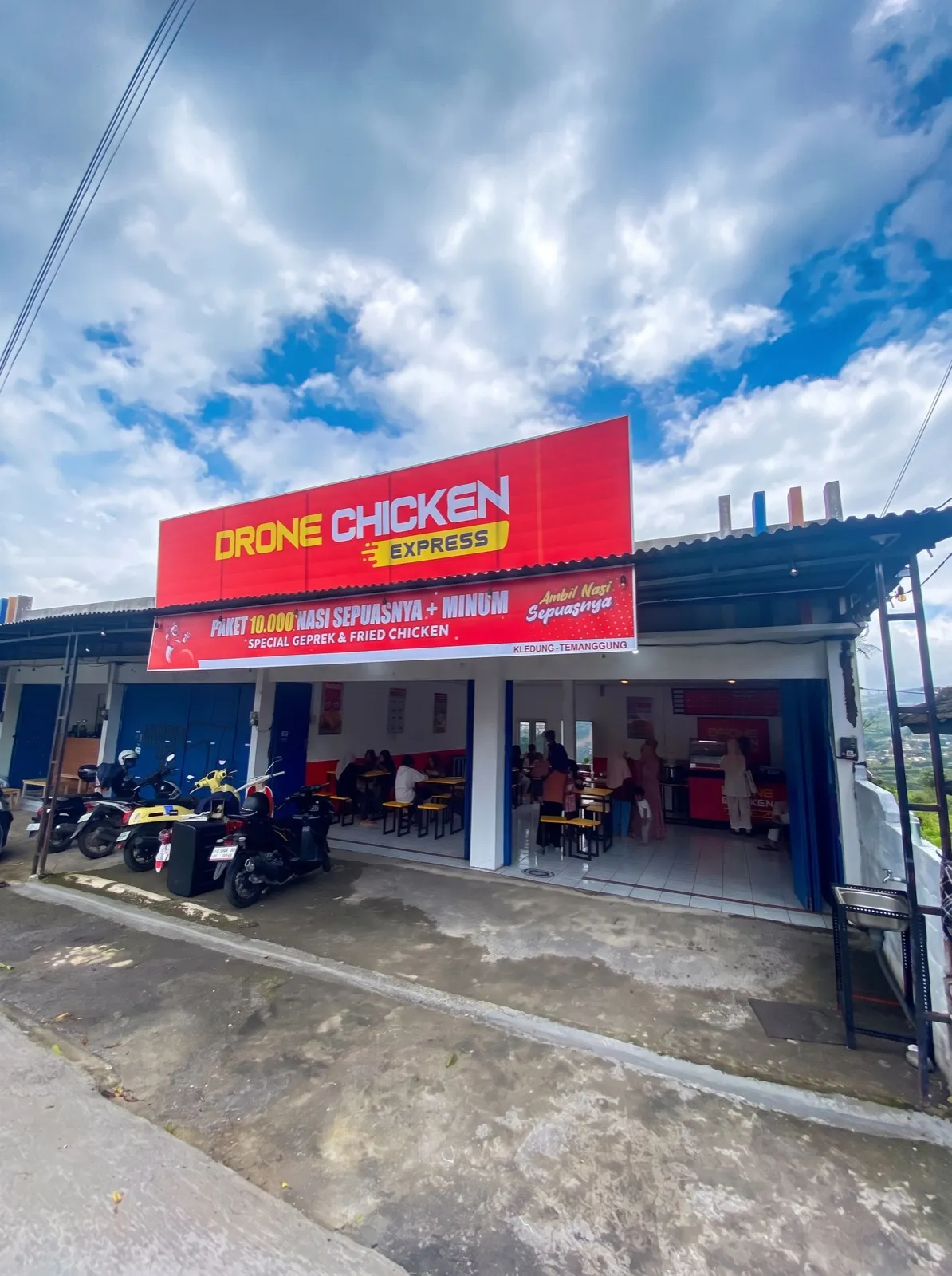 Outlet mitra Drone Chicken Express Kledung Temanggung